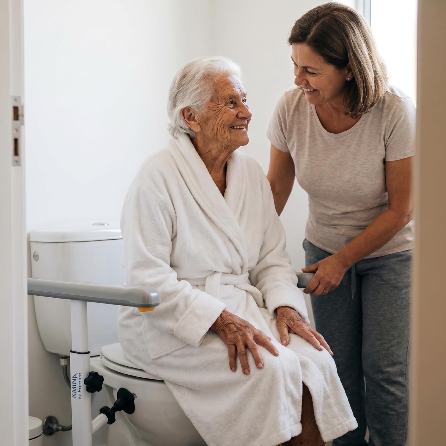 Cadre de support pour toilettes ajustable - Aide à la mobilité - Jusqu'à -35%
