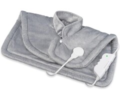 Cape chauffante ergonomique épaules et nuque - Gris - Jusqu'à -31%