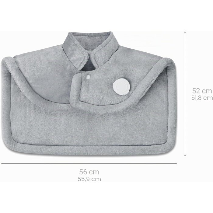 Cape chauffante ergonomique épaules et nuque - Gris - Jusqu'à -31%