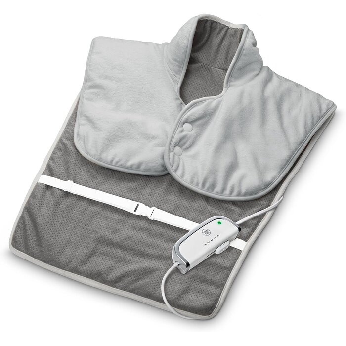 Cape chauffante ergonomique épaules et nuque - Gris - Jusqu'à -31%