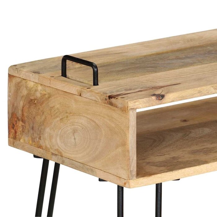 Vidaxl Console industrielle en bois de manguier massif - Jusqu'à 30% de remise