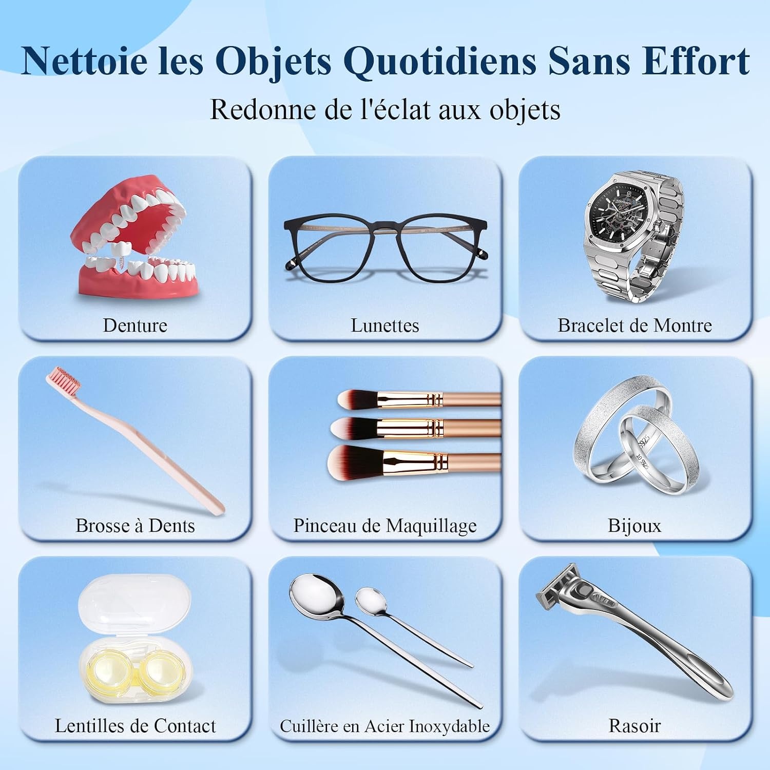 Nettoyeur à ultrasons 500ml - Bijoux et lunettes - Jusqu'à -33% de remise