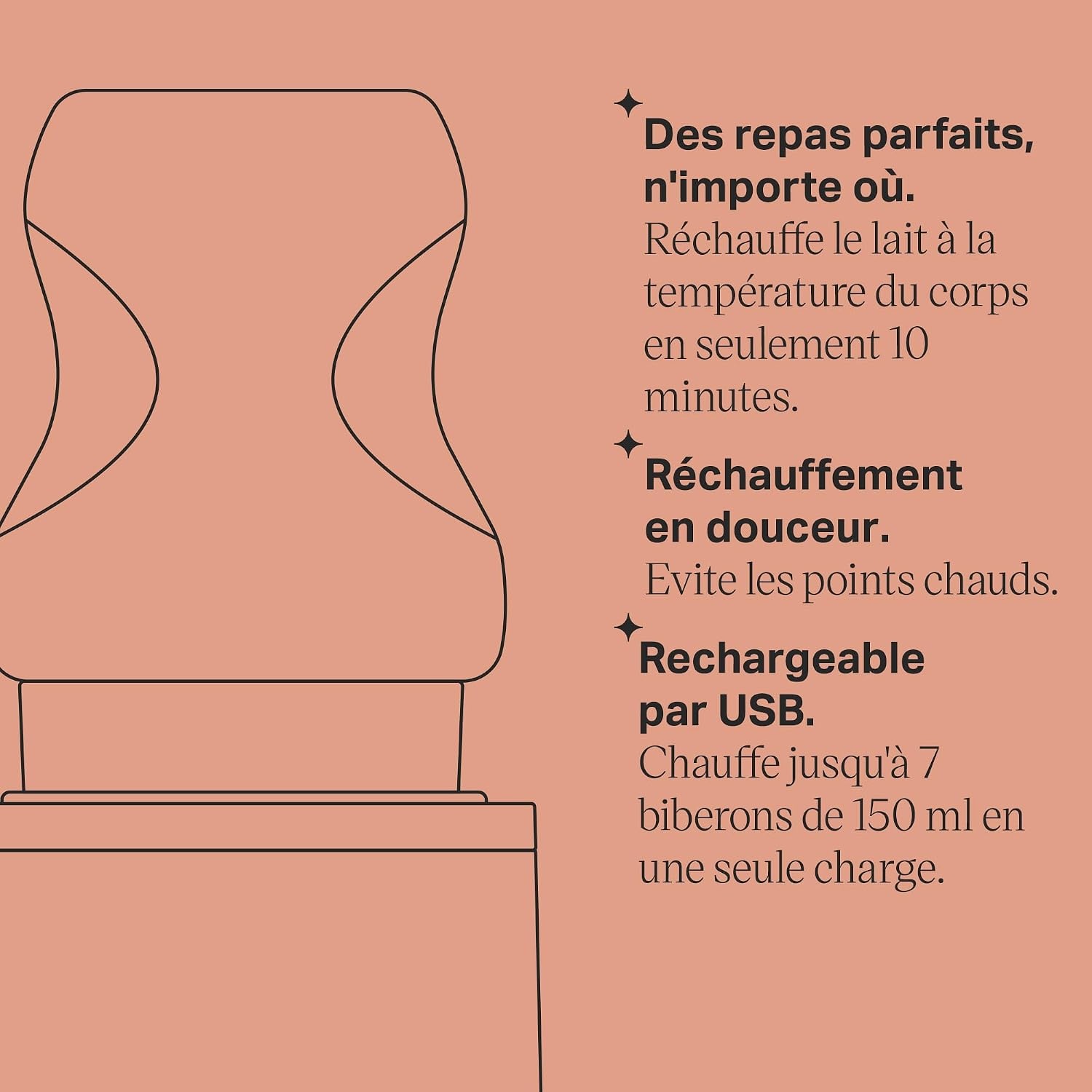 Chauffe-biberon portable nomade - Jusqu'à 34% de réduction