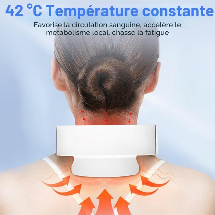 Appareil de massage cervical chauffant - Jusqu'à 32% de remise