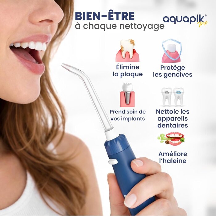 Hydropulseur Dentaire Professionnel - 10 Niveaux - Jusqu'à 34% de remise