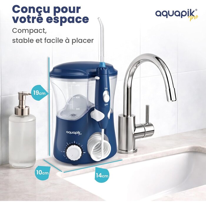 Hydropulseur Dentaire Professionnel - 10 Niveaux - Jusqu'à 34% de remise