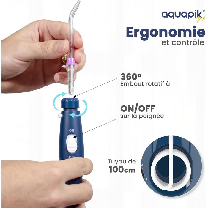 Hydropulseur Dentaire Professionnel - 10 Niveaux - Jusqu'à 34% de remise
