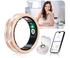 Bague connectée santé et sport dorée - Jusqu'à 61% de réduction