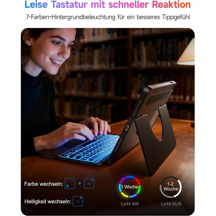 Hou Étui clavier rotatif pour iPad 11"/10e gén : jusqu'à 51% de réduction