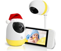 Babyphone Vidéo 2K UHD - Écran 5" - Sans WiFi - Jaune - Jusqu'à -39%