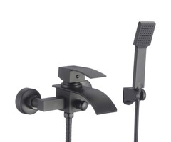 Viking Choice Mitigeur Baignoire Noir Effet Cascade - Jusqu'à -24% sur l'Outlet