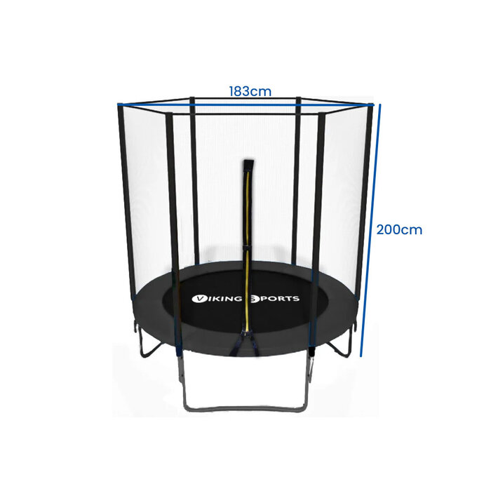 Trampoline de jardin 183 cm avec filet de sécurité - Jusqu'à -28%