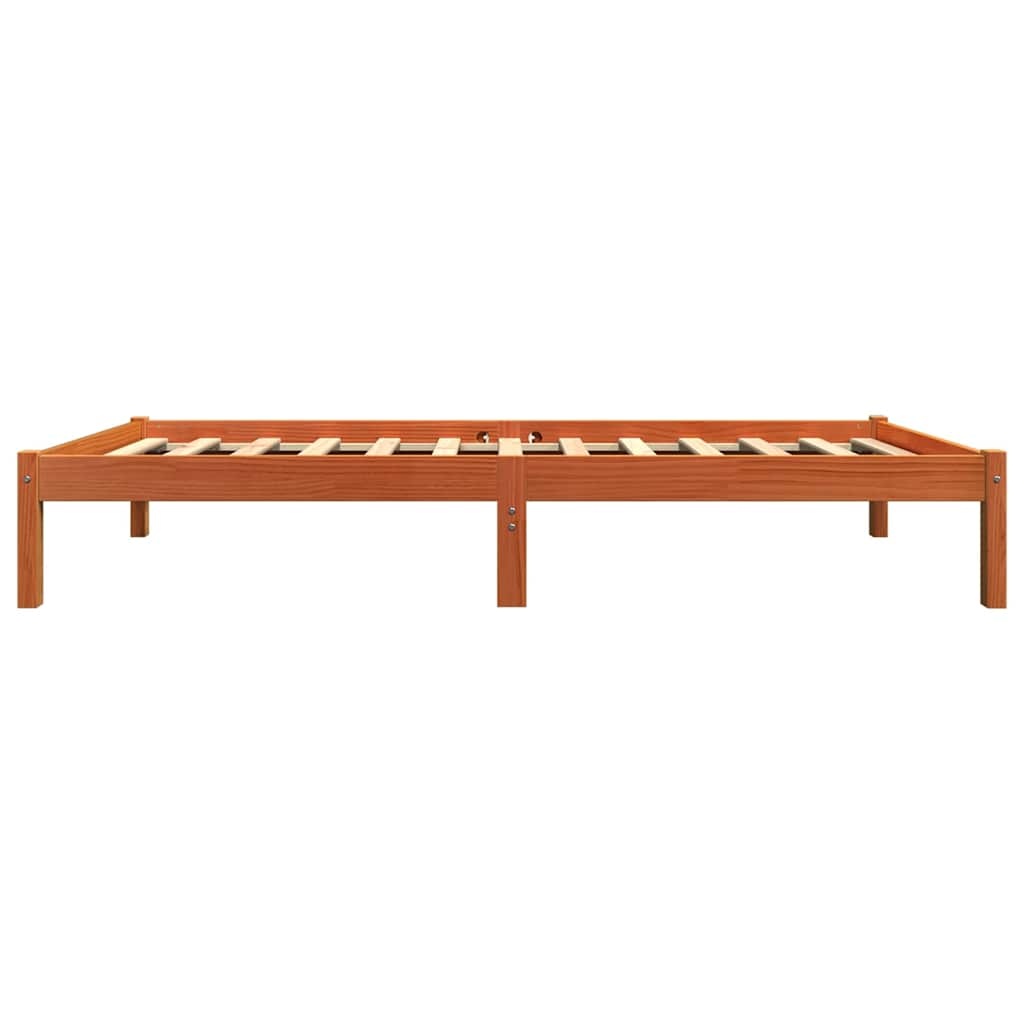 Cadre de lit en pin massif 75x190 cm - Jusqu'à -34% de réduction