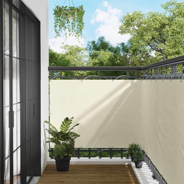 Brise-vue balcon en tissu Oxford 110x1000cm - Jusqu'à -33% sur l'outlet