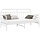 Banquette-lit 75x190 cm en acier blanc - Jusqu'à -35% en outlet