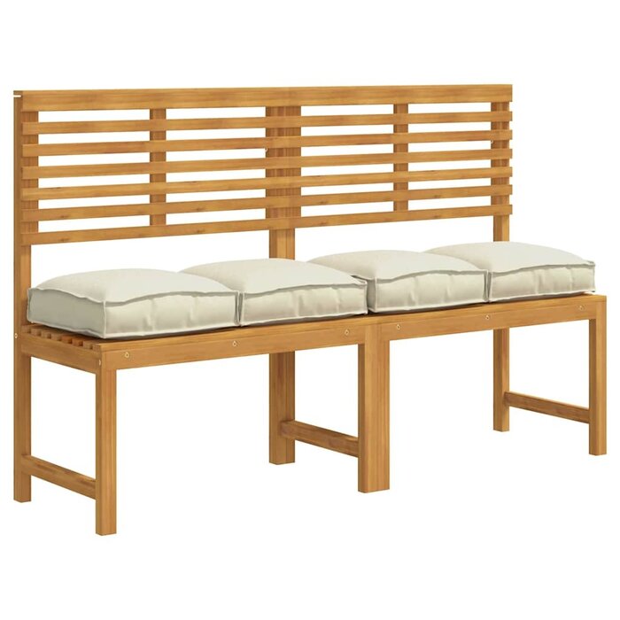 Lot de 6 coussins carrés Oxford crème - Jusqu'à -34% sur l'outlet