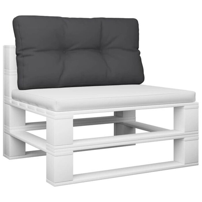 Coussin pour palette 80x40x12 cm Noir - Jusqu'à 31% de réduction