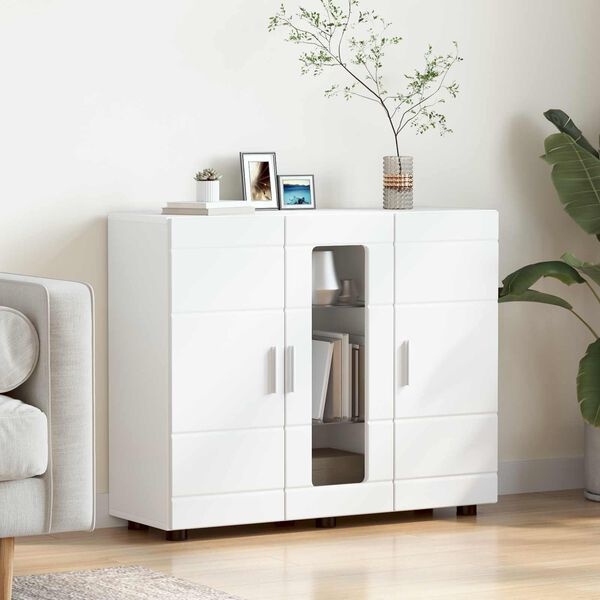 Buffet Moderne Blanc 3 Portes - Jusqu'à -34% sur votre équipement maison