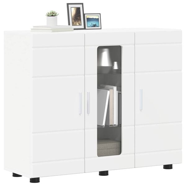 Buffet Moderne Blanc 3 Portes - Jusqu'à -34% sur votre équipement maison