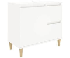 Vidaxl Meuble de salle de bain blanc 65x33x60cm - Jusqu'à -34% sur notre sélection