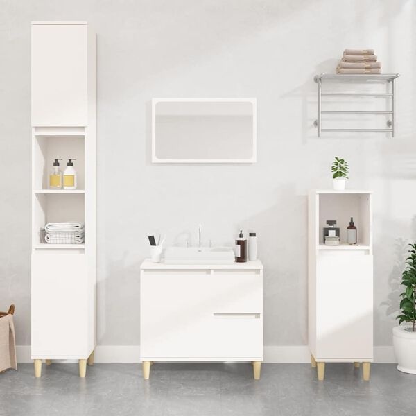 Meuble de salle de bain blanc 65x33x60cm - Jusqu'à -34% sur notre sélection