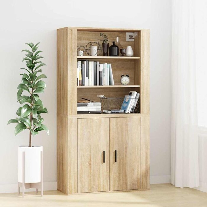 Armoire murale chêne sonoma 80x33x80 cm - Jusqu'à -34%