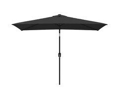 Vidaxl Parasol rectangulaire 300x200 cm - Noir - Jusqu'à -34%