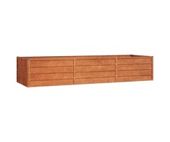 Vidaxl Jardinière en acier corten 240cm - Jusqu'à -25% sur nos modèles outlet