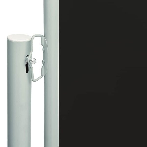 Vidaxl Brise-vue latéral rétractable 180x600 cm noir - Jusqu'à 35% de remise