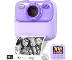 Appareil photo instantané pour enfants - Violet - Jusqu'à 34% de remise