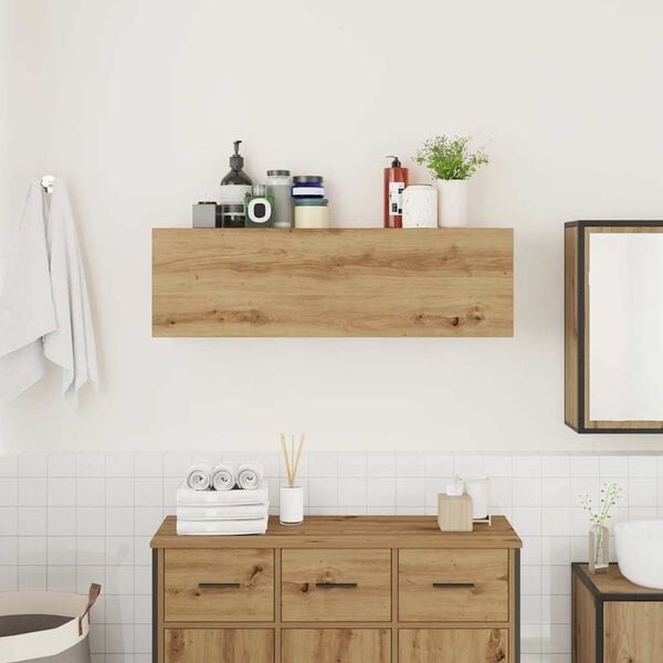 Vidaxl Meuble mural de salle de bain chêne artisanal - Jusqu'à -34% de remise