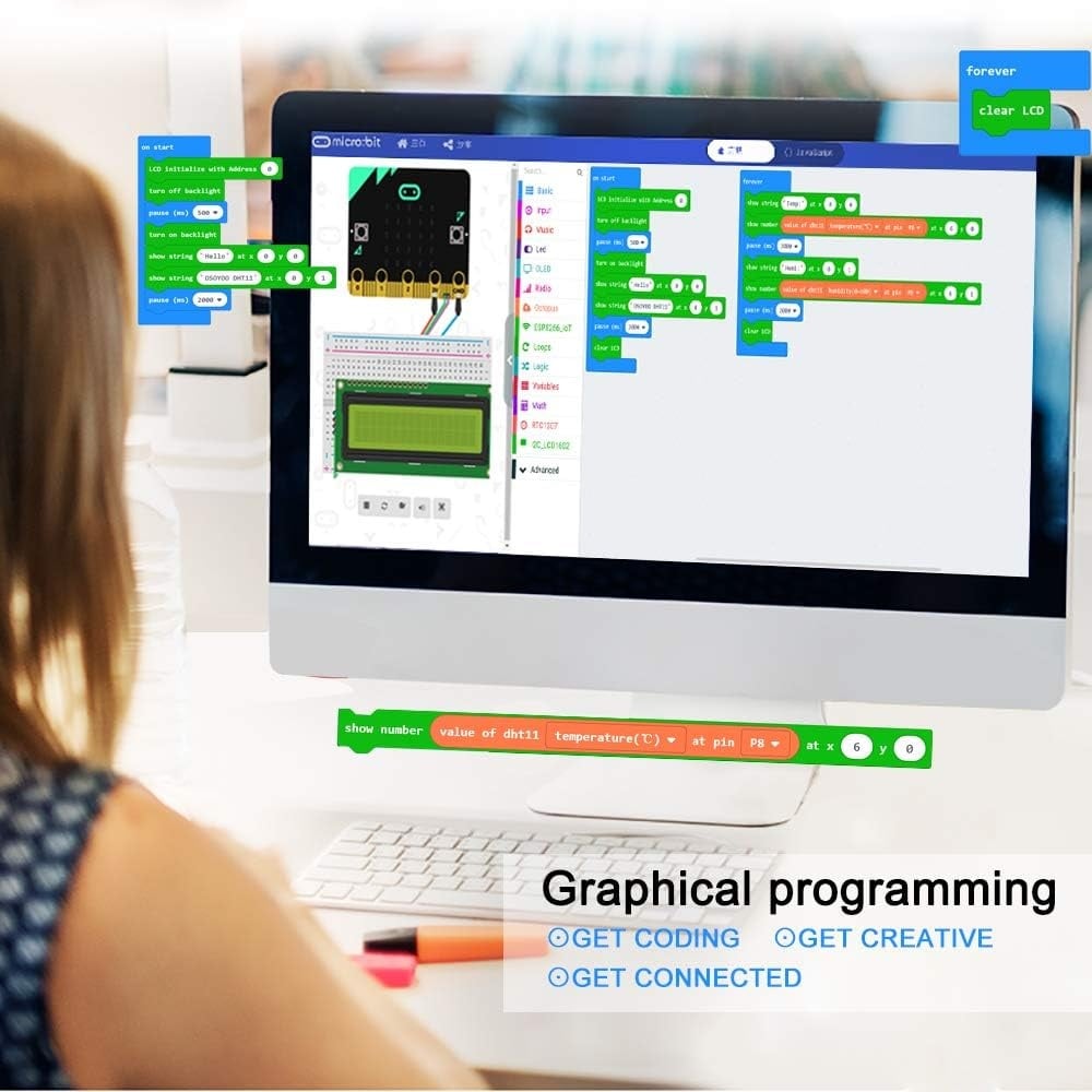 Kit éducatif STEM pour Micro:bit avec 20 capteurs - Jusqu'à 34% de remise