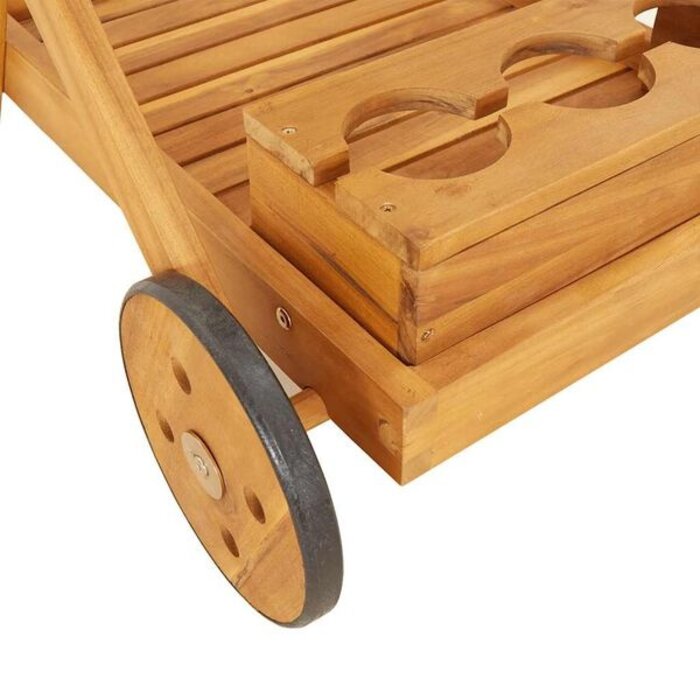 Vidaxl Desserte de cuisine en bois d'acacia massif - Jusqu'à 34% de remise