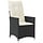 Fauteuil de jardin inclinable noir - Jusqu'à 34% de remise