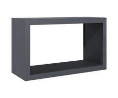 Vidaxl Range-bûches en acier anthracite 100x40x60 cm - Jusqu'à 35% de remise