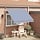 Store banne manuel rétractable 250 cm - Rayures bleu et blanc - Jusqu'à -35%