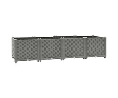 Vidaxl Bac à fleurs surélevé 160 cm gris - Jusqu'à 34% de remise