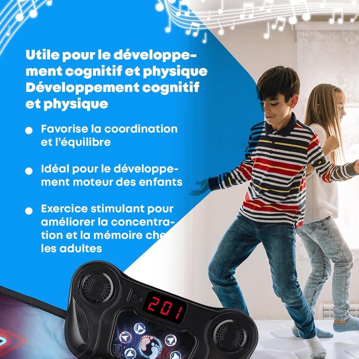 Tapis de danse musical Bluetooth - Jusqu'à -33% sur vos modèles préférés