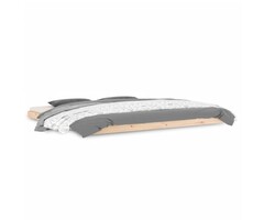 Vidaxl Cadre de lit en bois massif 200x200 cm - Jusqu'à -34% sur votre équipement