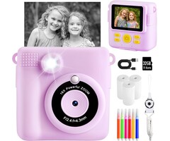 Appareil photo instantané enfant 1080p, carte 32 Go - Jusqu'à -33%