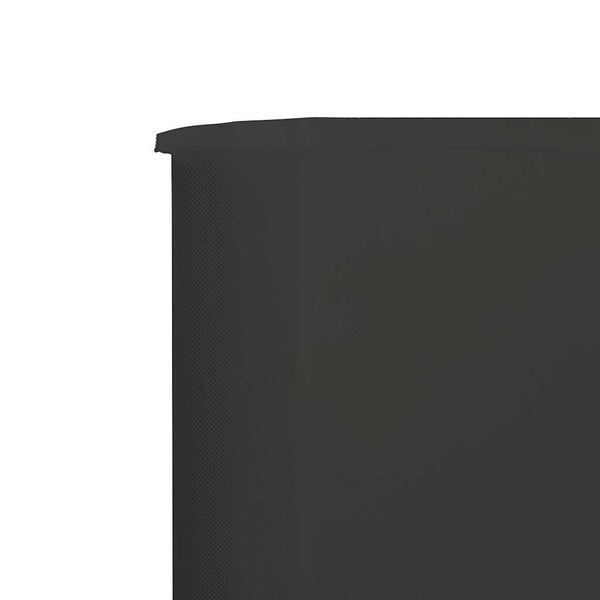 Vidaxl Pare-vent 9 panneaux 1200x120 cm anthracite - Jusqu'à -35%