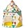 Tente de jeu tipi pour enfants 106x130cm - Design scandinave - Jusqu'à -34%