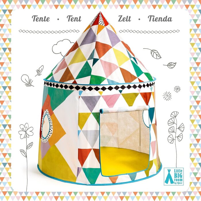 Tente de jeu tipi pour enfants 106x130cm - Design scandinave - Jusqu'à -34%