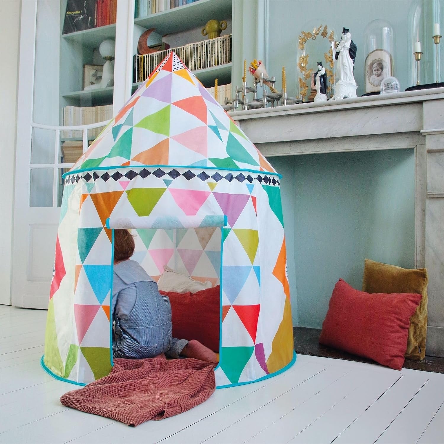 Tente de jeu tipi pour enfants 106x130cm - Design scandinave - Jusqu'à -34%