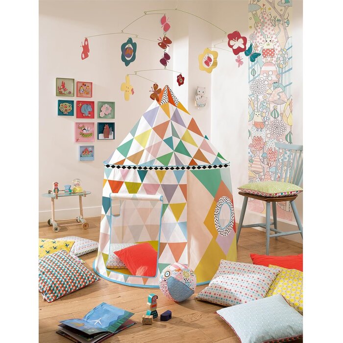 Tente de jeu tipi pour enfants 106x130cm - Design scandinave - Jusqu'à -34%