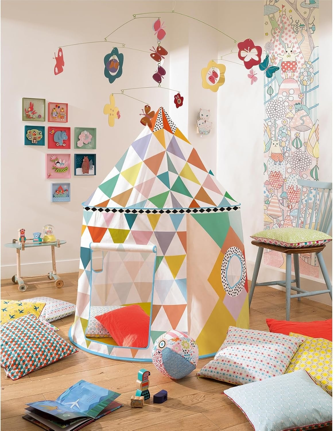 Tente de jeu tipi pour enfants 106x130cm - Design scandinave - Jusqu'à -34%
