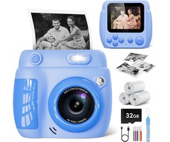 Appareil photo instantané enfant 1080p - Kit complet jusqu'à -32% !