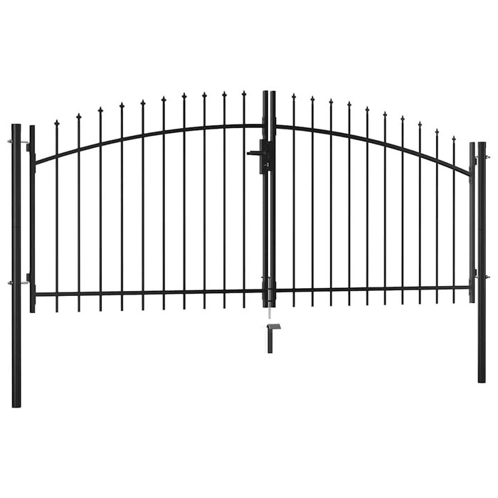 Vidaxl Portail de jardin double 300x150 cm - Jusqu'à 35% de réduction