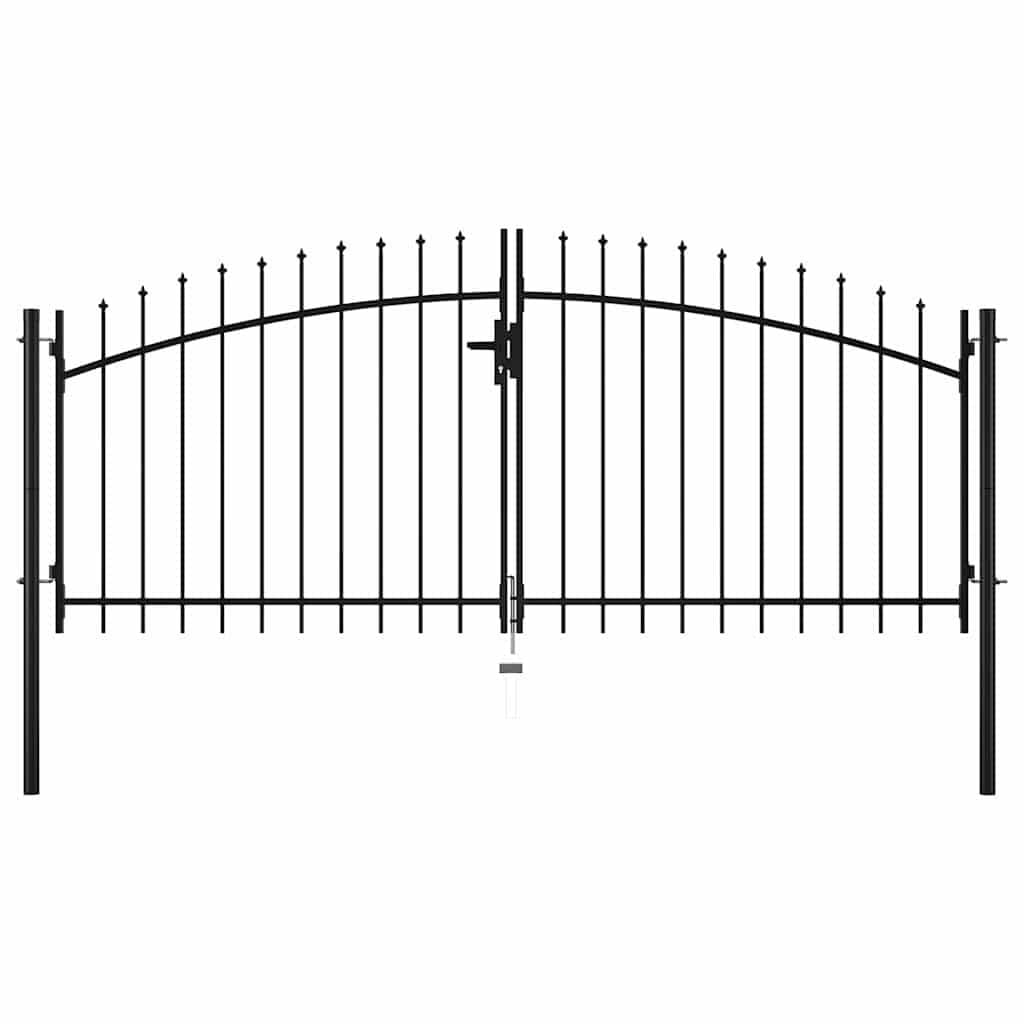 Vidaxl Portail de jardin double 300x150 cm - Jusqu'à 35% de réduction