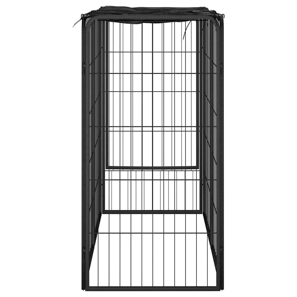 Vidaxl Enclos modulable pour chien 50x100 cm - Acier noir - Jusqu'à -35%